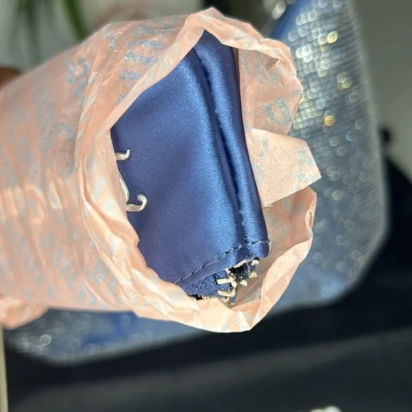 Juicy Couture UK Blue Bling Hazel Hobo Shoulder & Crossbody Bag